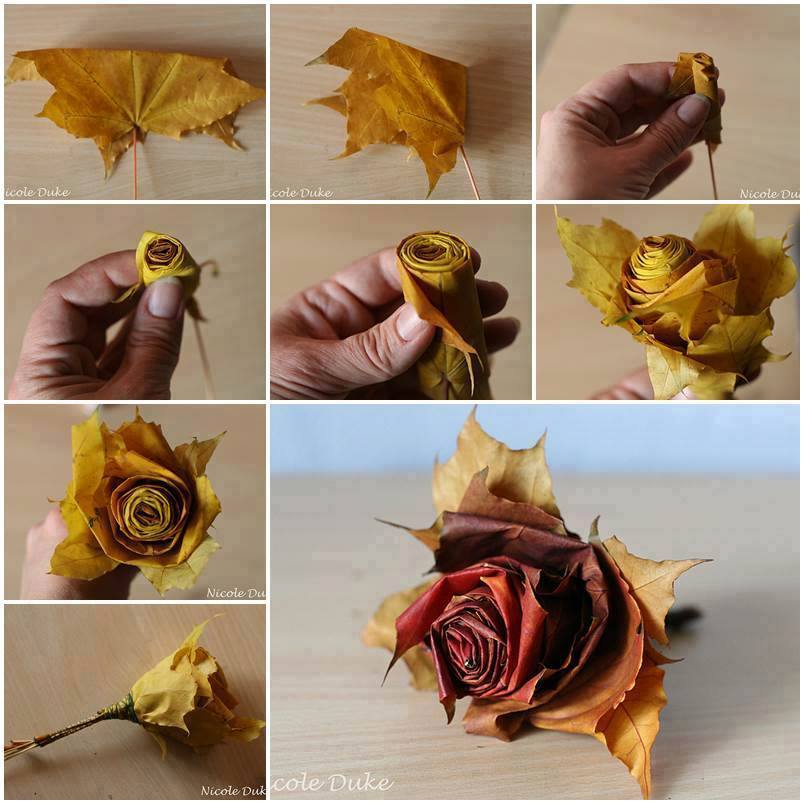 DIY – Herfstbloemen maken