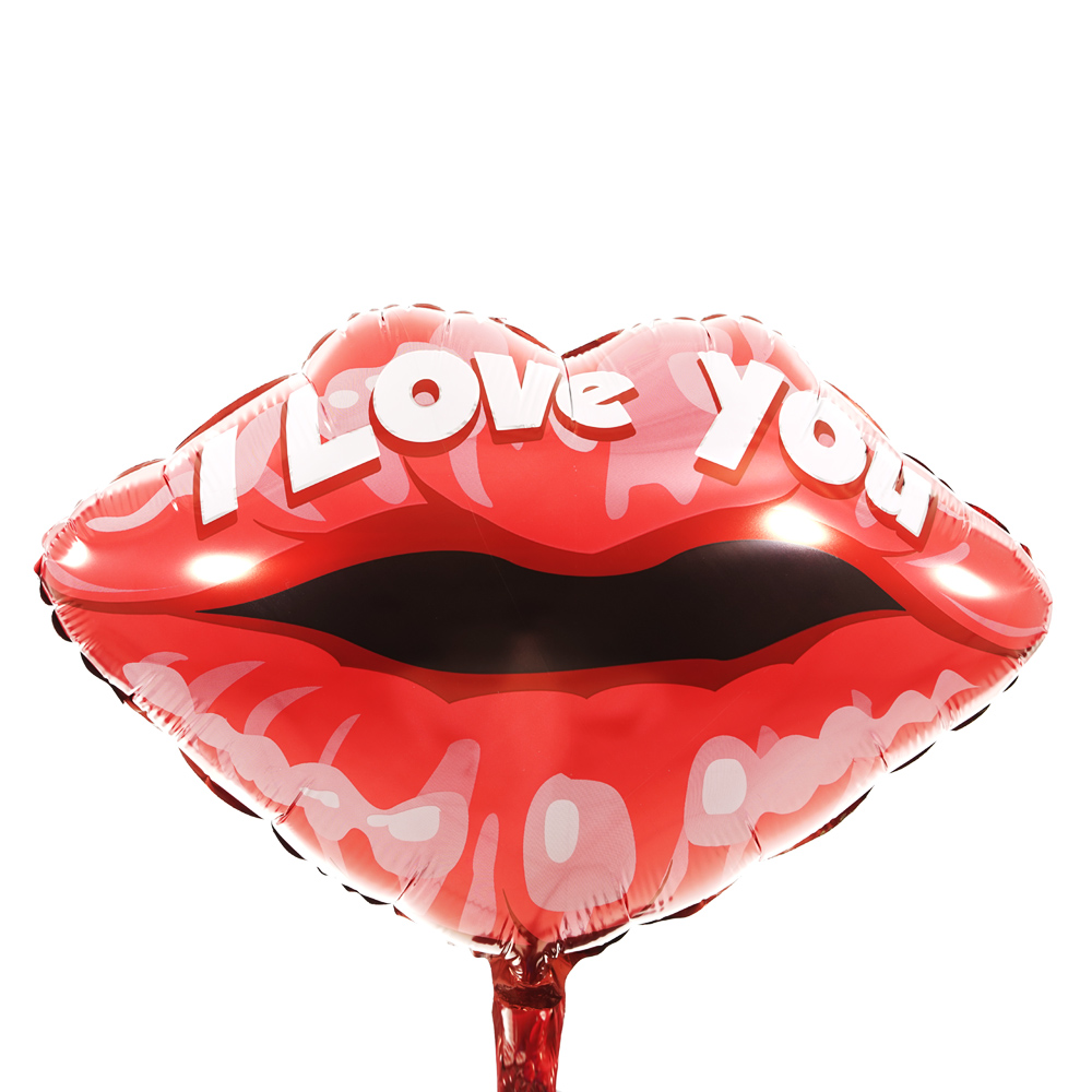 I love you lippen ballon bestellen