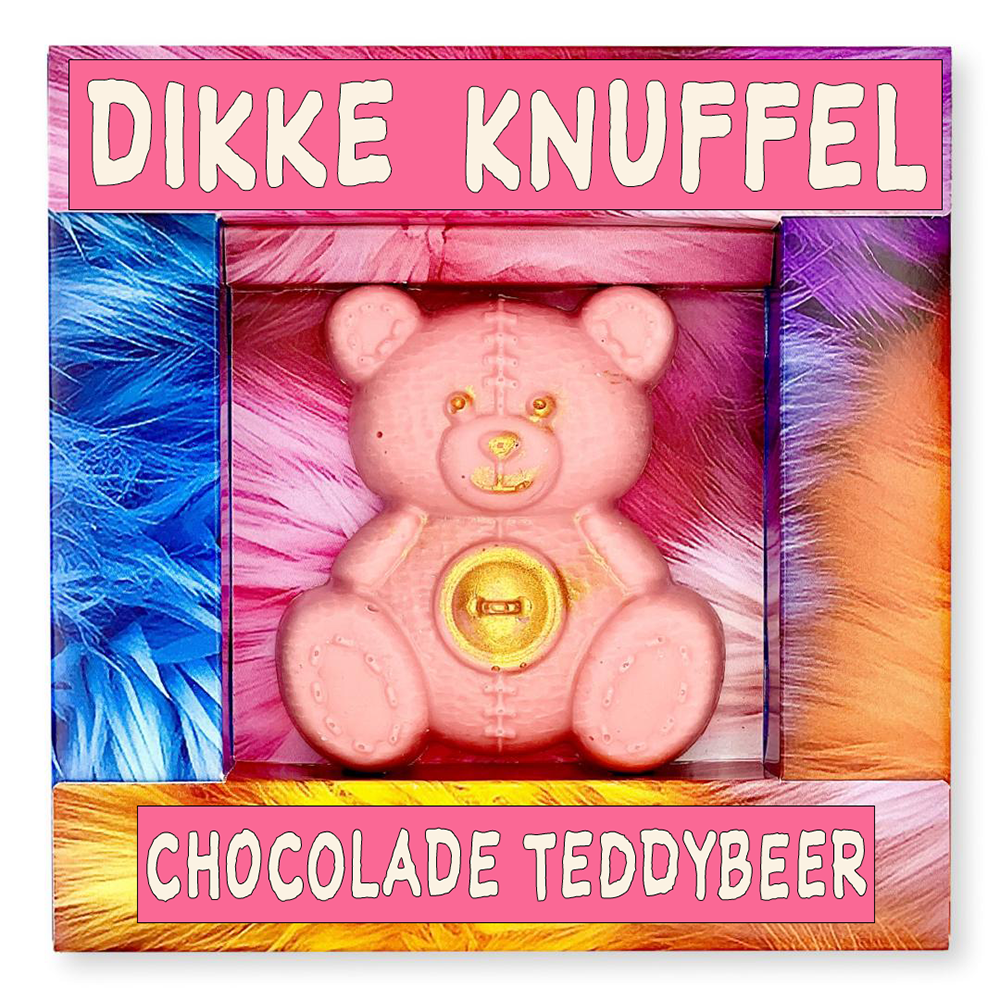 Boeketcadeau Chocolade beer Dikke knuffel